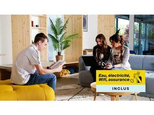 Appartement T1 21m² meublé et équipé  toutes charges comprises!