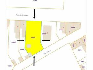 Terrain à bâtir d'une contenance de 6 ares 48 centiares