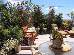 GRAND STUDIO DERNIER ETAGE SUD EST TERRASSE PARKING