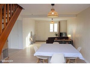 Maison familiale meublée 82 m² – 3 chambres – jardin clos – proche écoles & gare