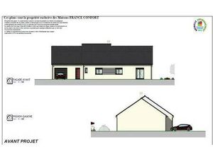 Terrain avec maison neuve à vendre