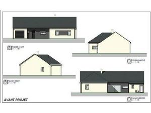 Terrain avec maison neuve à vendre