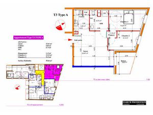 Achat Appartement 3 pièces 59m²