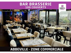 ABBEVILLE  zone commerciale - Bar Brasserie 100 couverts  terrasse 60 places -