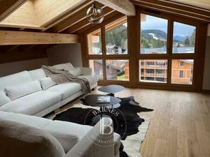 Les Gets – Grand duplex familial T6 – Accès direct aux pistes – Vue montagne dégagée