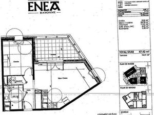 Appartement 2 pièces 47 m²