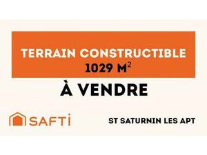 Terrain constructible à vendre