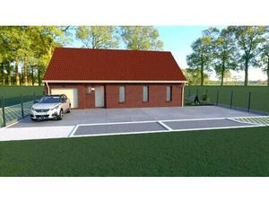 Terrain avec maison neuve à vendre