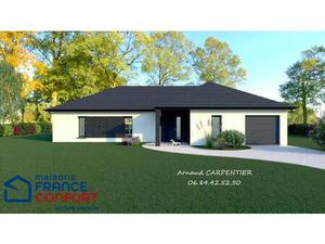 Terrain avec maison neuve à vendre