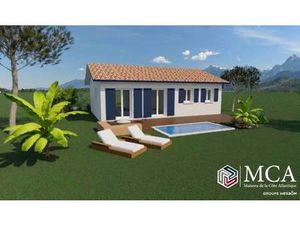 Terrain avec maison neuve à vendre