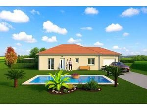 Terrain avec maison neuve à vendre