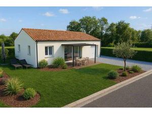 Terrain avec maison neuve à vendre