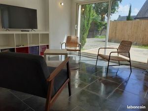 Meublé  2 chambres  terrasse et jardin