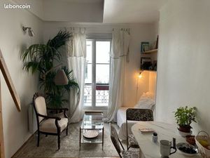Location appartement 27m2 Paris 18ème de Janvier à début Mars