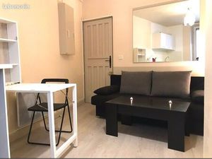 680 cc - loue meublé 14 m2- 1 pièce 75019