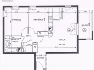 Location Appartement type 3