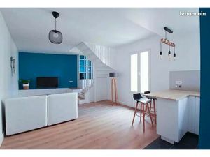 Bel rénovation 2pièces -52 m² _duplex