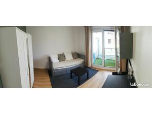 Studio meublé 25m2 balcon/gardien/parking