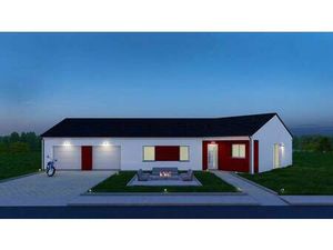 Terrain avec maison neuve à vendre