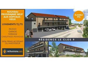 Vente Appartement 3 pièces 43 m2 à Les Hôpitaux-Vieux