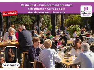 VILLEURBANNE - RESTAURANT 200 COUVERTS  TERRASSE  Emplacement premium