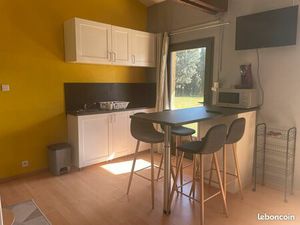 Studio meublé avec jardin