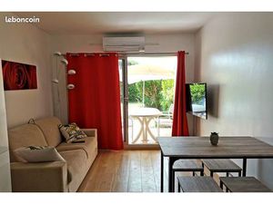 2p vide residence parc velusine 2piscines tennis gardien