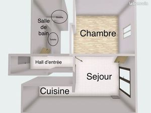 Appartement de 40 mª à vendre avec un parking sous-terrain