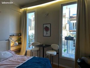 Studio meublé rénové – Lumineux  balcon  tout inclus