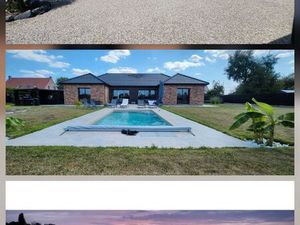 Plein pied 180m2 avec 4 chambres et double garage 40m2