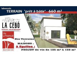 Terrain 660 m² Eguilles