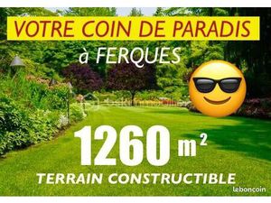 Terrain 1 260 m² Ferques