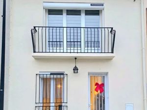 Maison de ville avec poêle à granulés