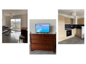 Appartement T2 vendu meublé et cuisine équipée