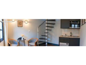 Charmant T2 de 25 m² meublé en duplex à 300m de la Gare Saint-Jean – rue calme