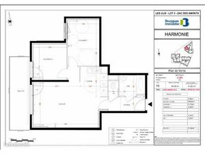 Bel appartement meublé 3 pièces – 60m2 – Résidence de 2021 – Les Ulis – Quartier des Amont