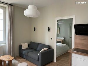 Superbe appartement de type 2 meublé entièrement rénové par architecte en hyper centre d'A