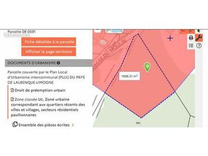 Lot de terrains a esclauzels
