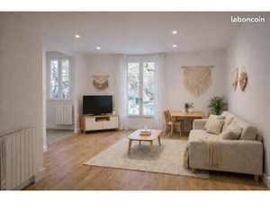 Gardanne centre - T1bis 37 m2 rénové - cave -sans charges