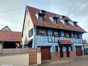 Maison de ville bi-famille 207m² HINDISHEIM 2 appartements triplex 2x F5 104+103m² 2 garag
