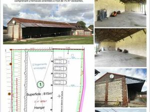 Grange 374m2 Aménager en habitation terrain 815m2 possibilité de 2 maisond habitation idea