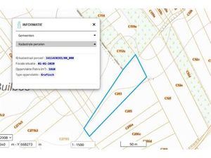 Verpachte landbouwgrond van 58a 60ca.