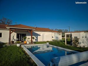 Maison 2 ch + Piscine + Garage