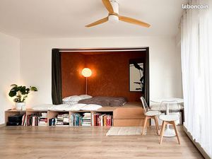 Studio meublé de standing 35 m² avec balcon – Résidence sécurisée Montferrand