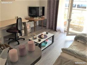 Appartement F2 meublé avec parking + balcon