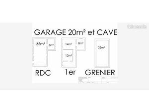 Maison avec terrain et garage