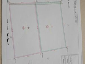 A vendre - Terrain constructible 1250 m²