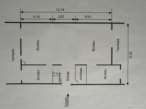 Orléans - Bureaux à louer - 98 m²