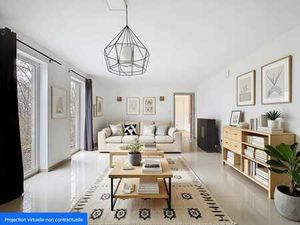 Appartement rénové 2 chambres avec jardin