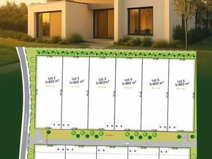 Terrain viabilisé au calme